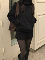 Mate High Neck Double Jacket (2 colors)