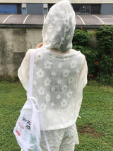 Airy Bloom Flower Zip-Up (3c)