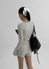 [MADE] KIPEN SET - Stripe Warmer Long Sleeve Tee