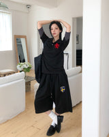 Nub Track Patch Bermuda Pants