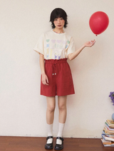 プリントルーズ半袖Tシャツ