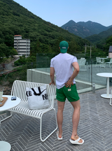 Kors Summer Nylon USA Patch Shorts