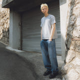 Fiddlehead half T-shirts / Melange gray