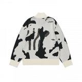 CAMOUFLAGE KNIT ZIP UP