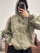 CATION DIAGONAL LINE HOODIE JUMPER