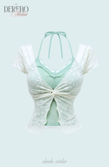 Rare mint shirring skirt 