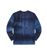エア ベント タイダイ レーシング フィンガーウォッチホール ロングスリーブ (Blue)