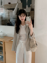 #Seersucker Check Overfit Shirt (2color)