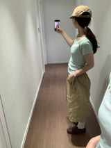 エッセンシャルバンディングバミューダパンツ (4color)