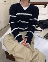 No.1002 st hand warmer hairy KNIT (4color)