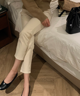 [Lè made/3,000 Sold] リメイドスパンデックススリムパンツ / 3 カラーズ