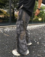 DV Glam カーゴダーティデニムパンツ (1C)