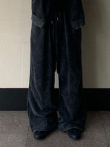 Kaye Pigment Washing Pintuck Track Pants
