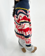 (CUTE♥ ZIPPER POINT♥/NORDIC♥) NORDIC ONE-WAY ZIP-UP