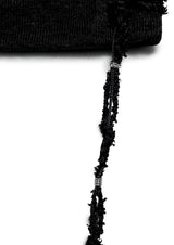  KNIT BRAID BEANIE . BLACK