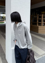ベーシックジップフーディー