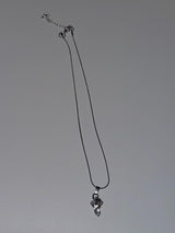 Snake cross necklace
