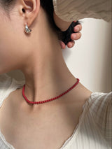 CINNABAR NECKLACE