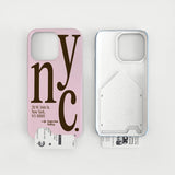 NYC phone case pink (card)