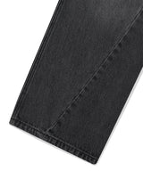 BACK LOGO WASHED DENIM PANT