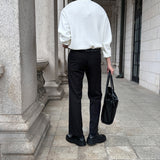 LMN Cent Half-Bendable Long Wide Slacks (3 colors)