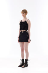 GAGA RIBBON BUSTIER / BLACK