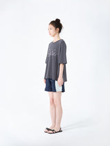 Two Tone Blend Shorts (Navy)