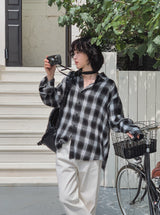 Amp デキチェックシャツ
