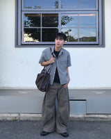 Incision Curved Balloon Pants