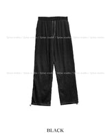 Maro stitch pleated pants