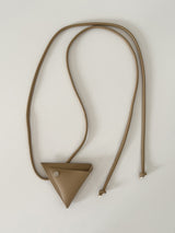 Triangle Leather Strap Belt