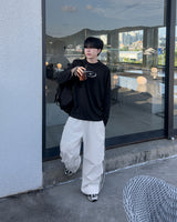 Face Track Line Snap Pants