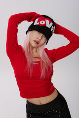 Lover Beanie Black
