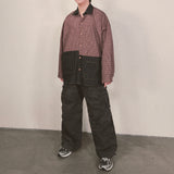 switch panel check shirt_black