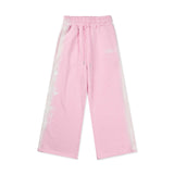 スモッグモチーフワイドストリングスウェットパンツ[Pink]