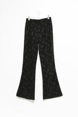 rose slim boot-cut banding pants(2colors)
