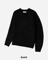 Bark Zipper Round Knit