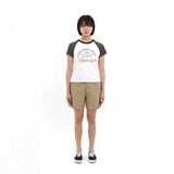 1/2 マルチスカルラグランTシャツ (WHITE/CHARCOAL)