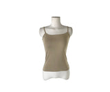 Arton See-through One-Shoulder Knit Belt Sleeveless Set