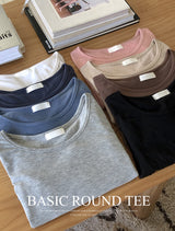 MP Daily Warm Basic Round T-shirt (8color)