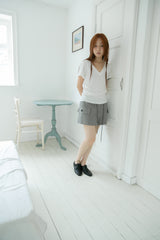 deep v-neck regular half top(3colors)