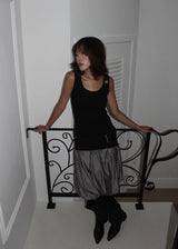 SHOULDER EYELET SLEEVELESS (4color)