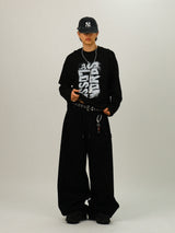 DB Cotton Belted Panel Banding Pants