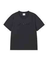 26SS WOMAN スパングルロゴ半袖Tシャツ