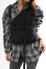 Sophie layer wool wrap top