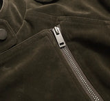Suede Rider Cropped Jacket