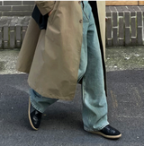 ブラック & モカシンプルスニーカー