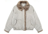 Lumi Fur Trim Mustang Jumper