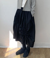 square shrring pumkin skirt
