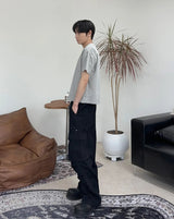 エンディ高密度クロップ半袖Tシャツ